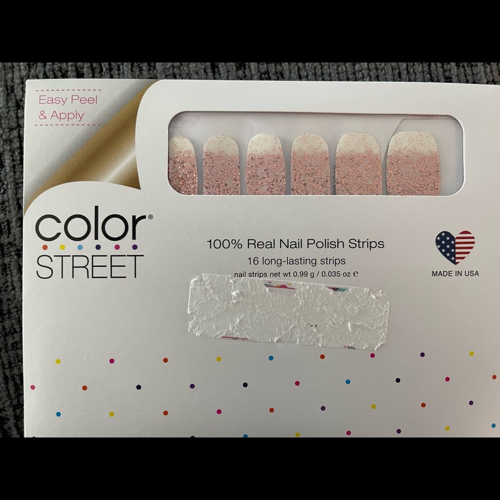 Colorstreet Coming up Rose Gold nail strips
